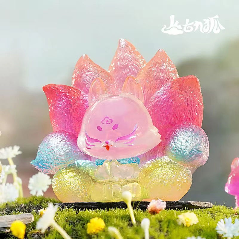 ❤Authentic ❤Hộp cổ tích Nine Fox Blind Box Thế hệ thứ hai Tốt lành Tốt lành Hồ ly chín đuôi Hình ảnh Fox Doll Doll Doll Car Ornament Gift