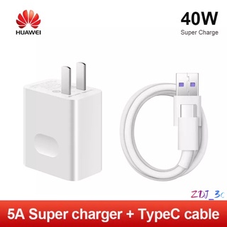 Củ Sạc Nhanh 40W 40W 10V / 4A 5A Type-C Cho Huawei P30 P40 pro Mate 20 30 pro Nova 5 6 7 pro