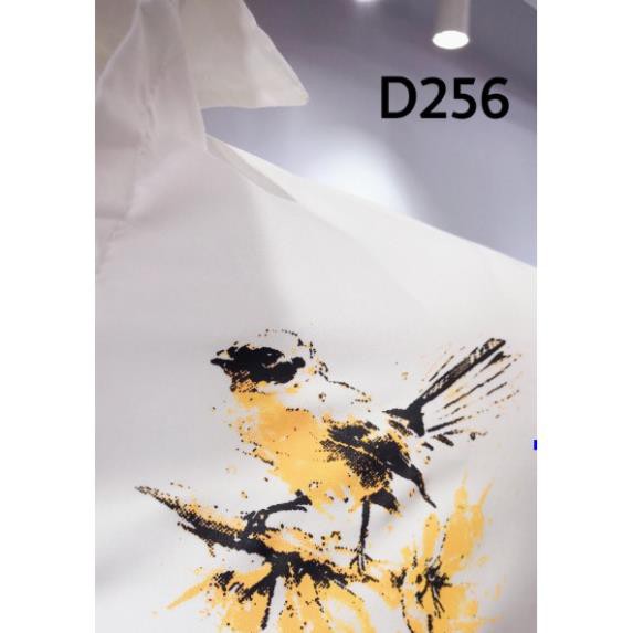 Áo sơ mi nam nữ trắng in hình họa mi, áo sơ mi nam nữ in hình dễ thương-D256 | BigBuy360 - bigbuy360.vn