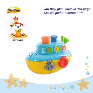 Tàu thủy phun nước có đèn nhạc Winfun 7106