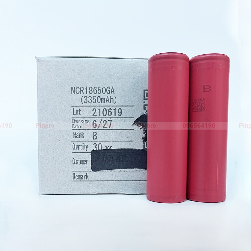 Pin 18650GA Sanyo NCR18650GA 3450mAh 10A chính hãng Nhật Bản
