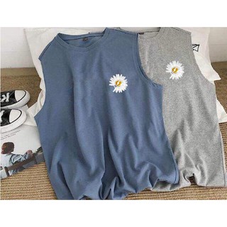 Áo tanktop HOA CÚC Fox uniseX