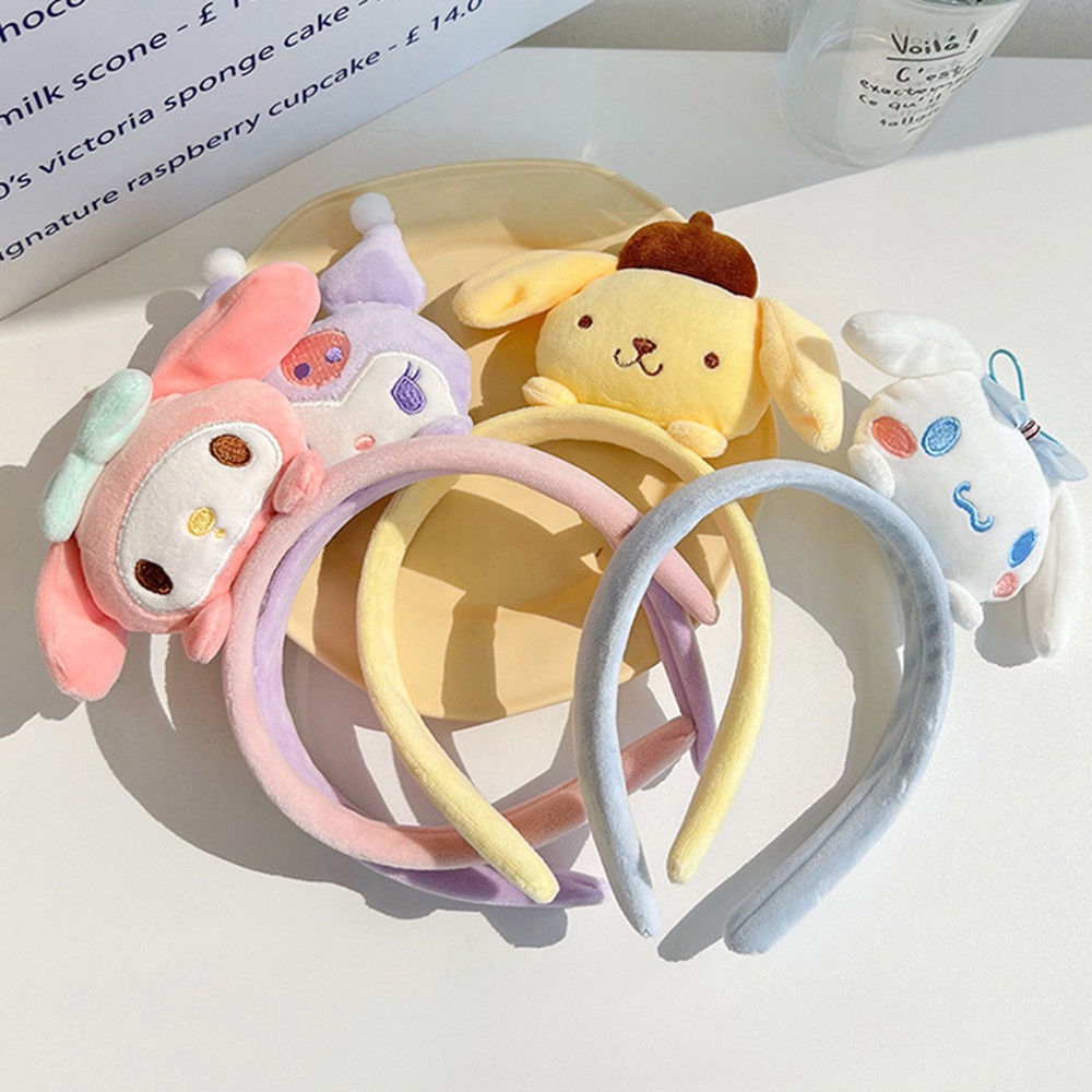 Băng Đô Cài Tóc Đính Búp Bê Hoạt Hình Melody Pudding Dễ Thương