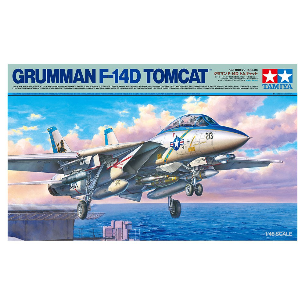 61118 Mô hình máy bay quân sự 1/48 SCALE GRUMMAN F-14D TOMCAT  - GDC