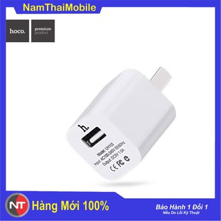 Củ sạc Hoco UH102 (5V/1A) Hỗ trợ sạc nhanh - Hàng Chính Hãng