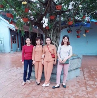 Bộ lam đi chùa vải đũi