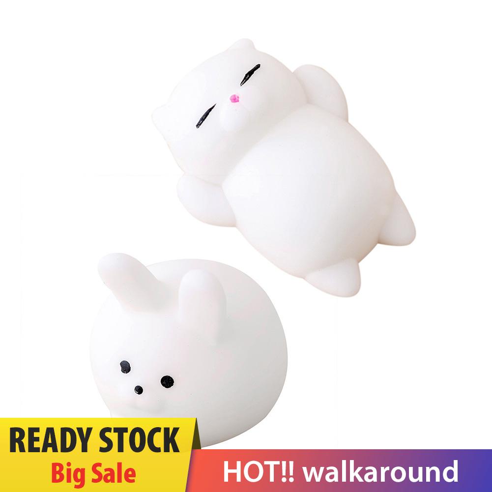 walkaround Cartoon Cute Mochi Animal Mini Squeeze Toys Decompression Stress Relief Toy