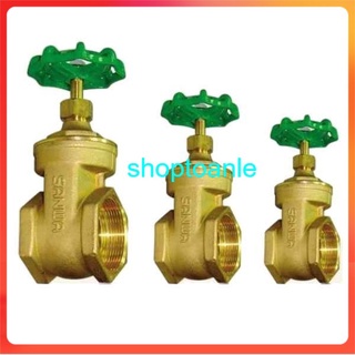 Van cửa bằng đồng nguyên khối ren từ 21 - 110 ( Đủ loại từ DN 15 đến DN 100) (vòi chặn bằng đồng)