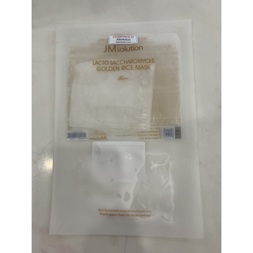 Mặt Nạ Giấy Tinh Chất Gạo JM Solution Lacto Saccharomyces Golden Rice Mask