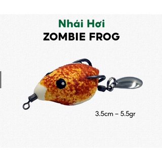 Nhái hơi zombie frog thái lan / mồi giả câu lure cá lóc