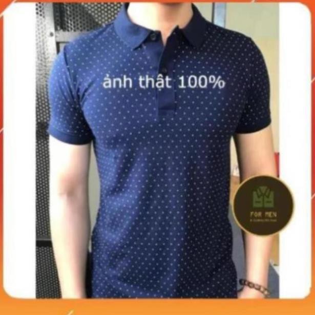 Áo phông chấm bi cho nam dáng ôm lịch lãm-hàng chất lượng rẻ đẹp bền