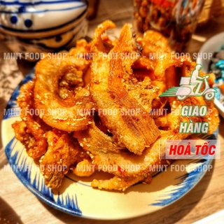 Da Heo Chiên Giòn - Tóp Mỡ Chiên Giòn Sốt Mắm Hành - Mắm Tỏi - Bánh Tóp Mỡ - Ba Rọi Tứ Xuyên - Da Gà - Chân Gà Giòn