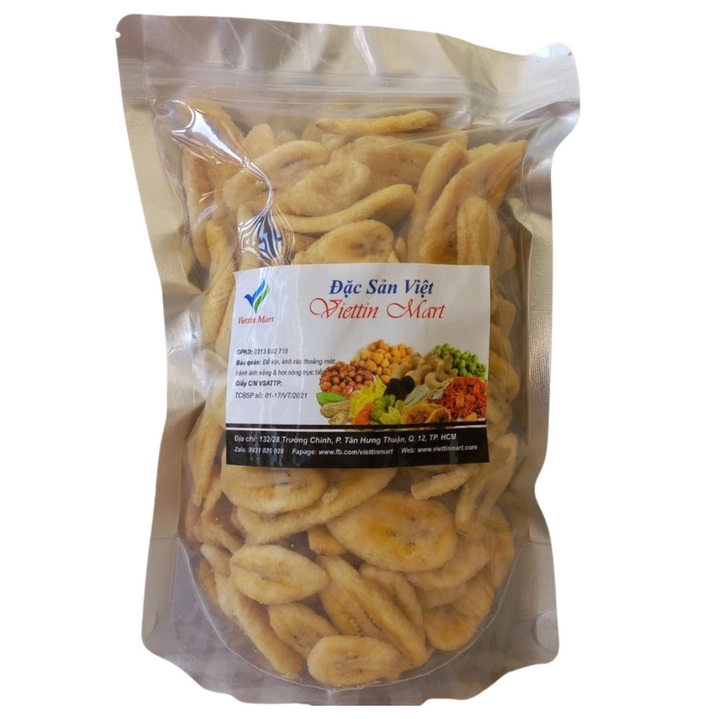 Chuối Sấy Giòn Viettin Mart 500G