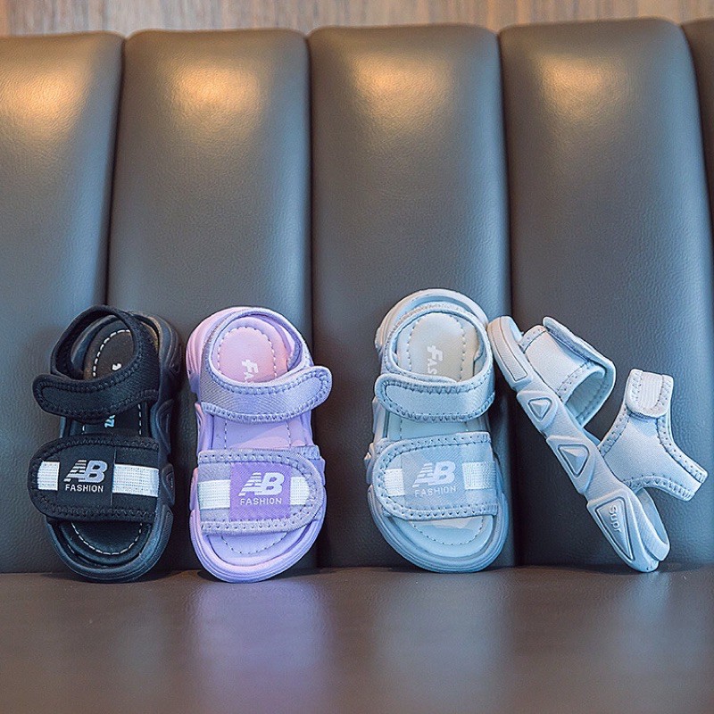 Sandal quai dán AB trẻ em siêu mềm, có quai hậu chống trơn trượt cho bé trai bé gái mã SDC2