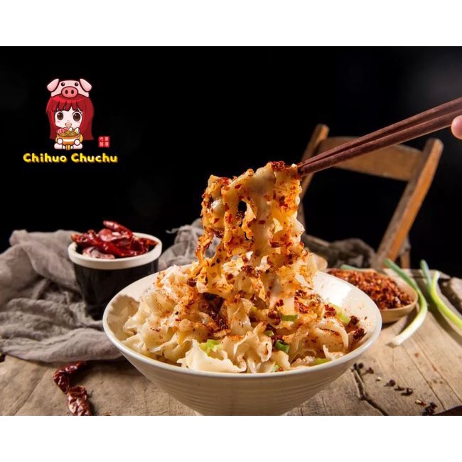 Mì gợn sóng khô làm từ rau củ - ăn kèm lẩu