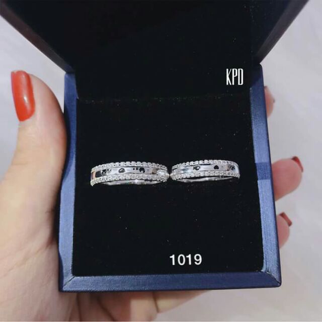 Nhẫn cặp bạc ý mới