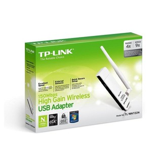 USB Wireless Thu Sóng Wifi TPLINK WN 722N - Chuẩn N, 1 Anten (Hãng Phân Phối Chính Thức)