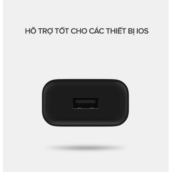 Củ Sạc Nhanh ZMI HA612 18W-đen iPhone iPad Android sạc nhanh Adapter sạc nhanh iphone