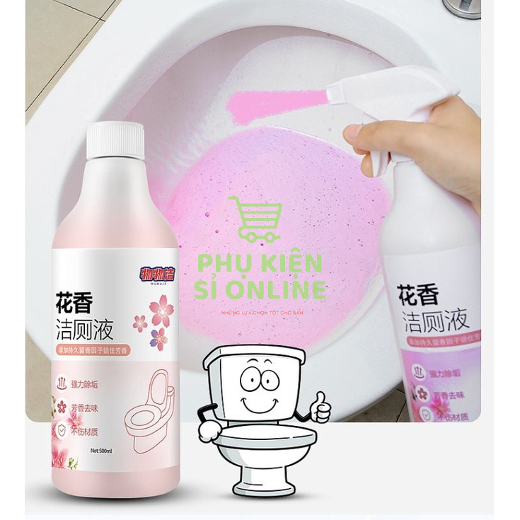 Chai xịt tẩy rửa Nhà vệ sinh/Bồn cầu/Nhà bếp dạng bọt mùi hương hoa anh đào Store4girls