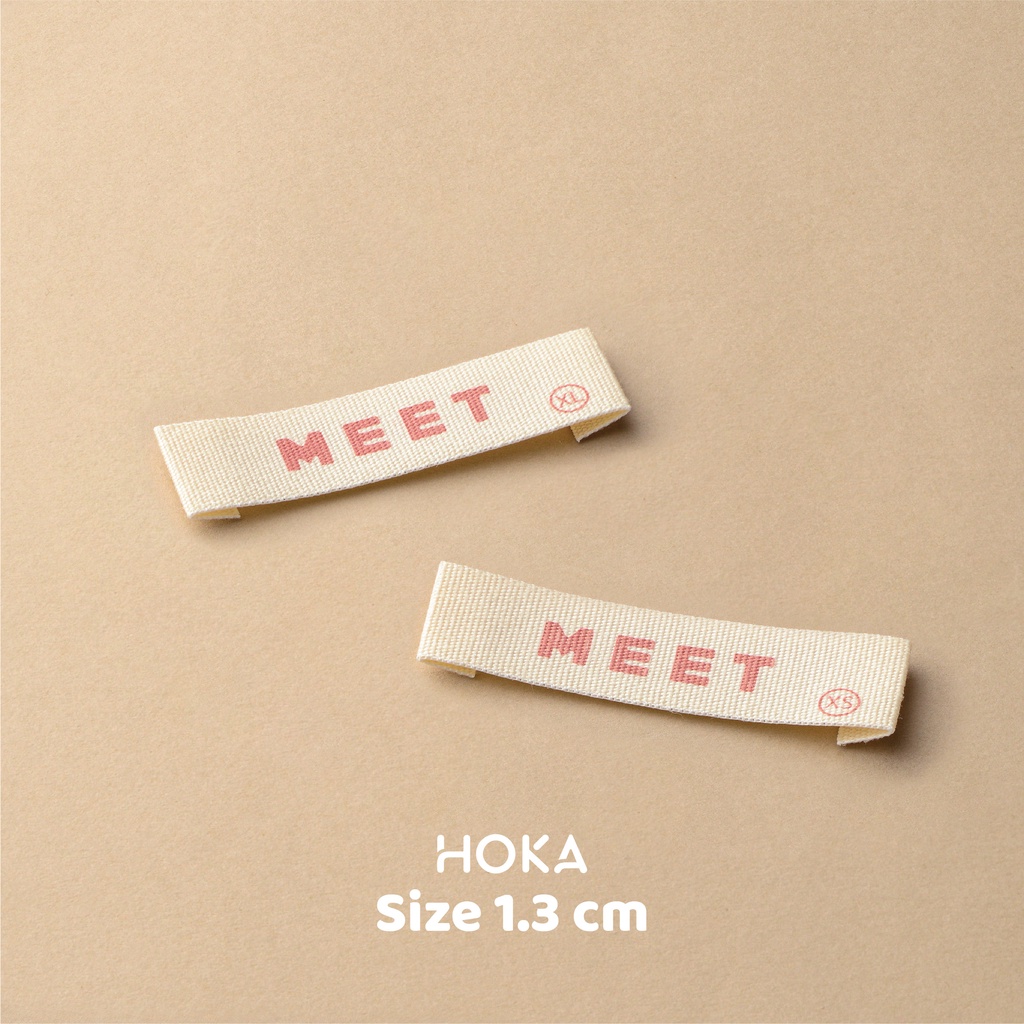 1.500 chiếc mác cotton in theo yêu cầu -  - Tag nhãn mác quần áo