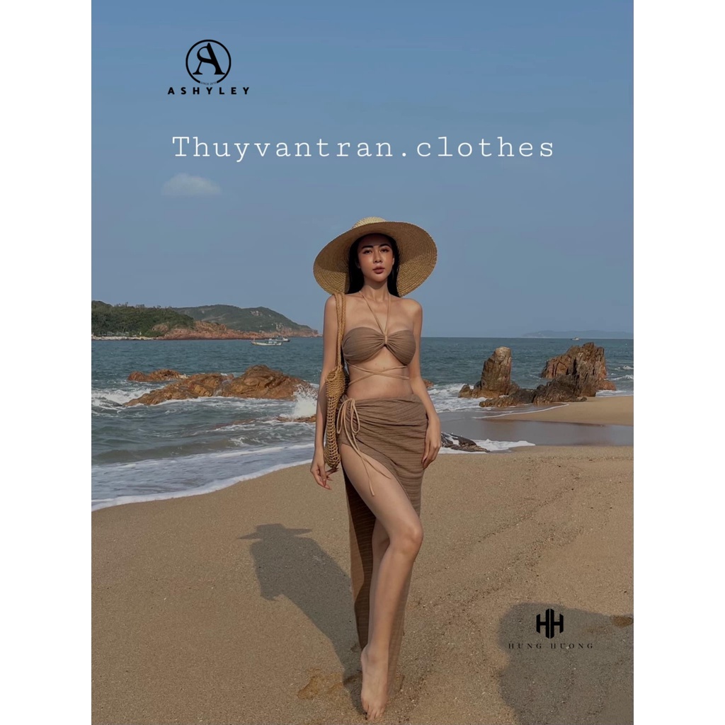 SET BIKINI GÂN 3 MÓN BIKINI RỜI QUÂY BUỘC SIÊU XINH