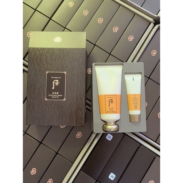 10 gói sửa rửa mặt đông y whoo vàng 2ml