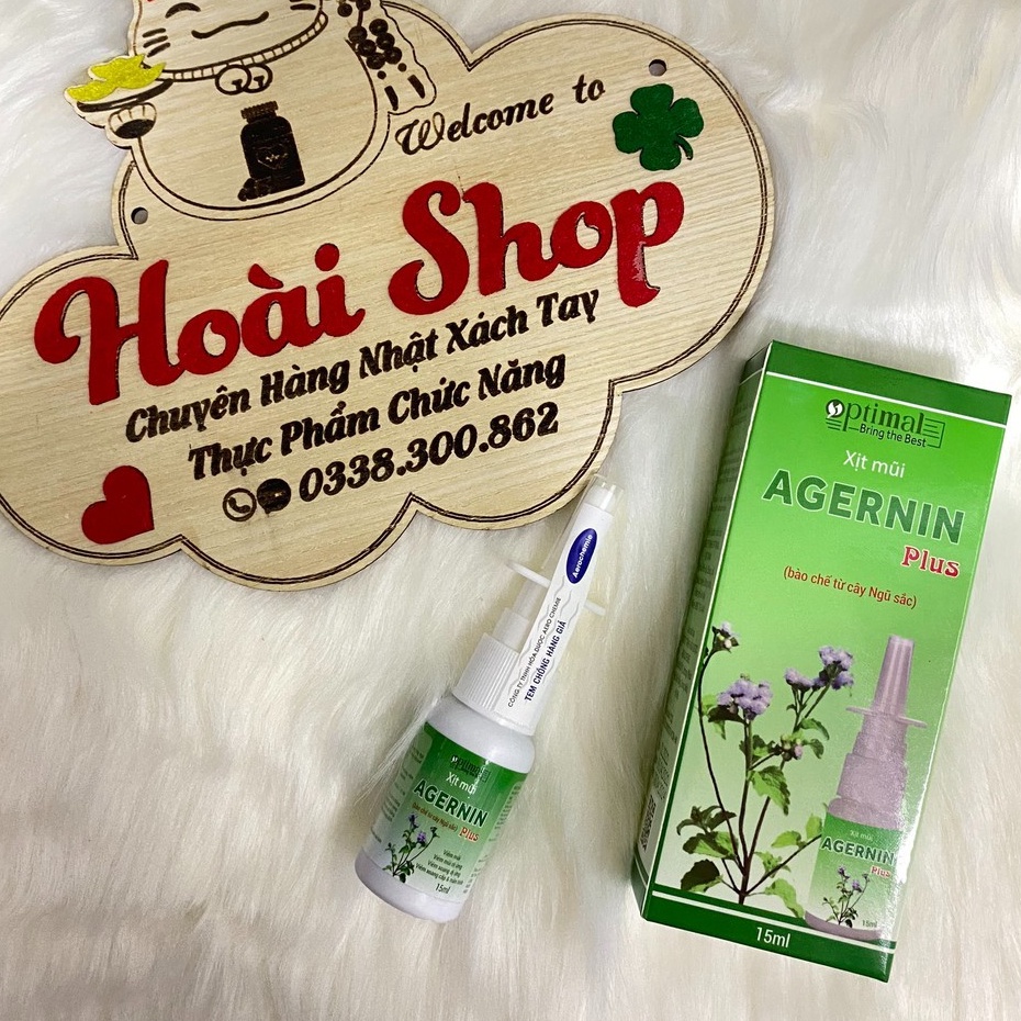 Xịt mũi AGERNIN Plus chai 15ml