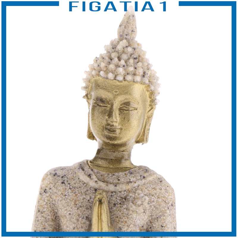 Tượng phật ngồi trên đá cát