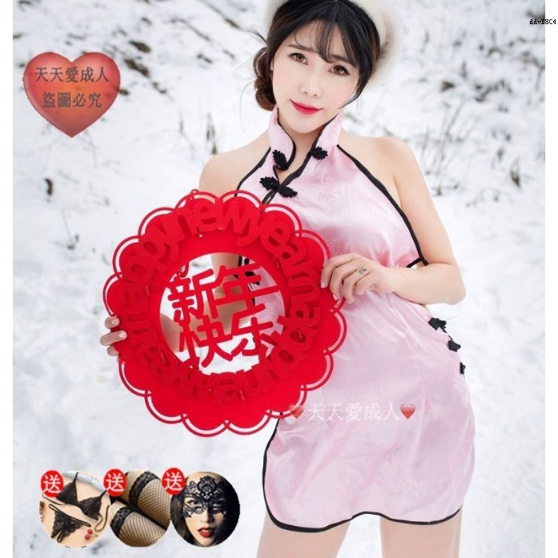 đồ hóa trang cổ trang sườn xám cô gái trung hoa đan dây tùy chỉnh gợi cảm