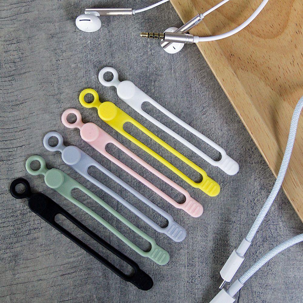 BTLIMER Bộ 10 Kẹp Silicone Quấn Dây Cáp