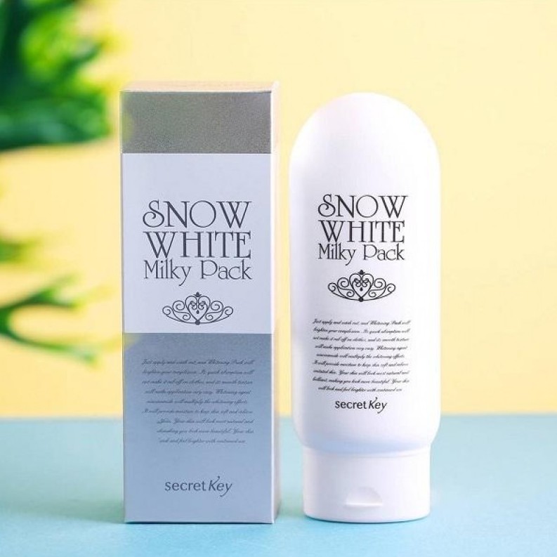 Dưỡng Trắng Da Body Và Mặt Cao Cấp Snow White Milky Pack Hàn Quốc - Hàng Chính Hãng Siêu Rẻ