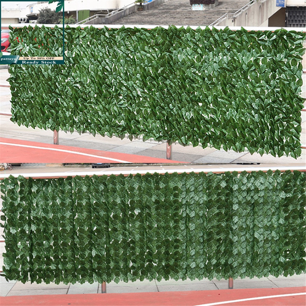 Hàng rào lá giả 50x100cm trang trí sân vườn sinh động