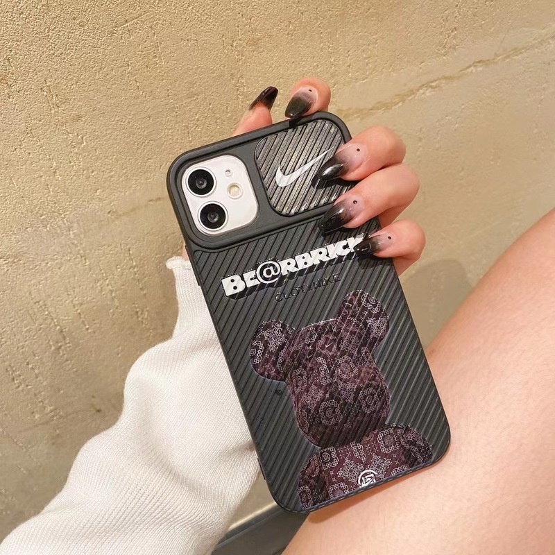 Ốp điện thoại họa tiết gấu hoạt hình dễ thương cho iPhone 11 12 Pro XR X XS Max 7 8 Plus SE2