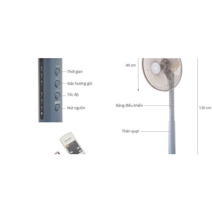 Quạt đứng Panasonic F-409KB  / F-409KBE / F-409KMR