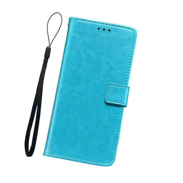 Bao da điện thoại kiểu ví nắp lật có ngăn đựng thẻ kèm dây đeo cho Samsung A5 2015