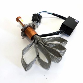 Đèn Pha Led H4 3 Tim Đuôi Tản Nhiệt [ Sáng Trắng ]