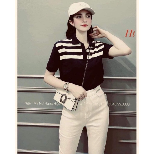 Áo polo sọc ngang Ht12