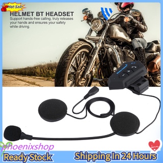 Tai nghe headset gắn nón bảo hiểm kết nối Bluetooth hỗ trợ gọi điện thoại chất lượng cao