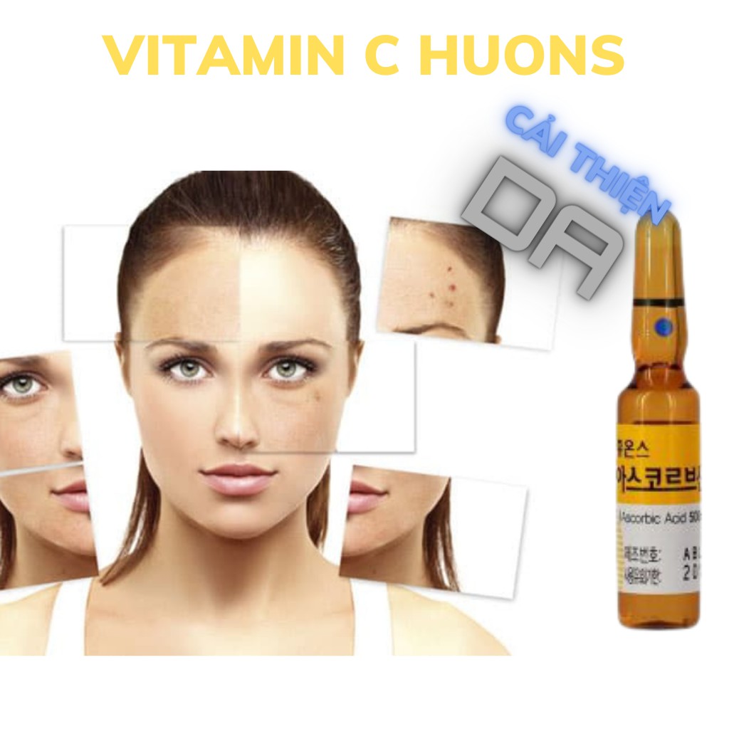 Hộp 50 ống vitamin C Huons giúp căng bóng da Hàn Quốc  50 x 2ml