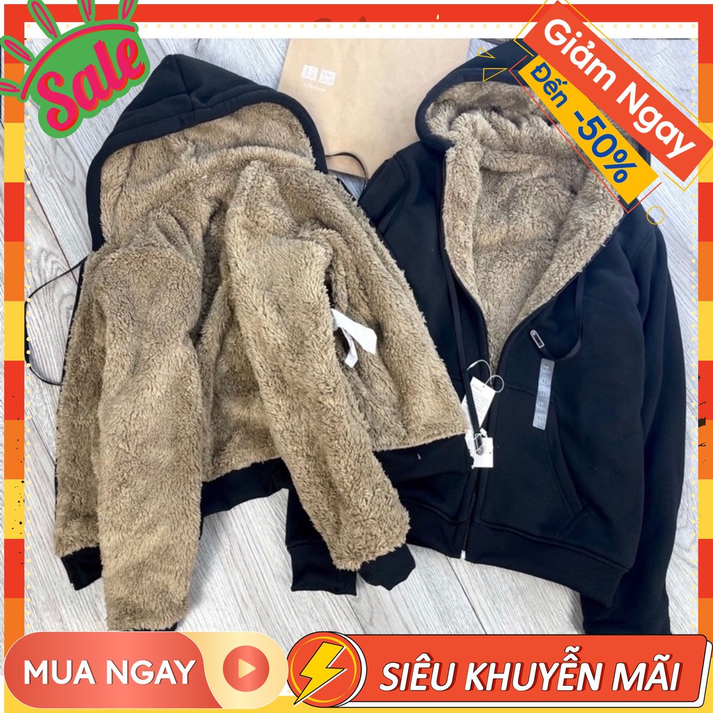 ÁO NỈ HOODIE LÓT LÔNG CỪU SIÊU ẤM CAM KẾT CHỤP ẢNH THẬT HOT HIT 2021