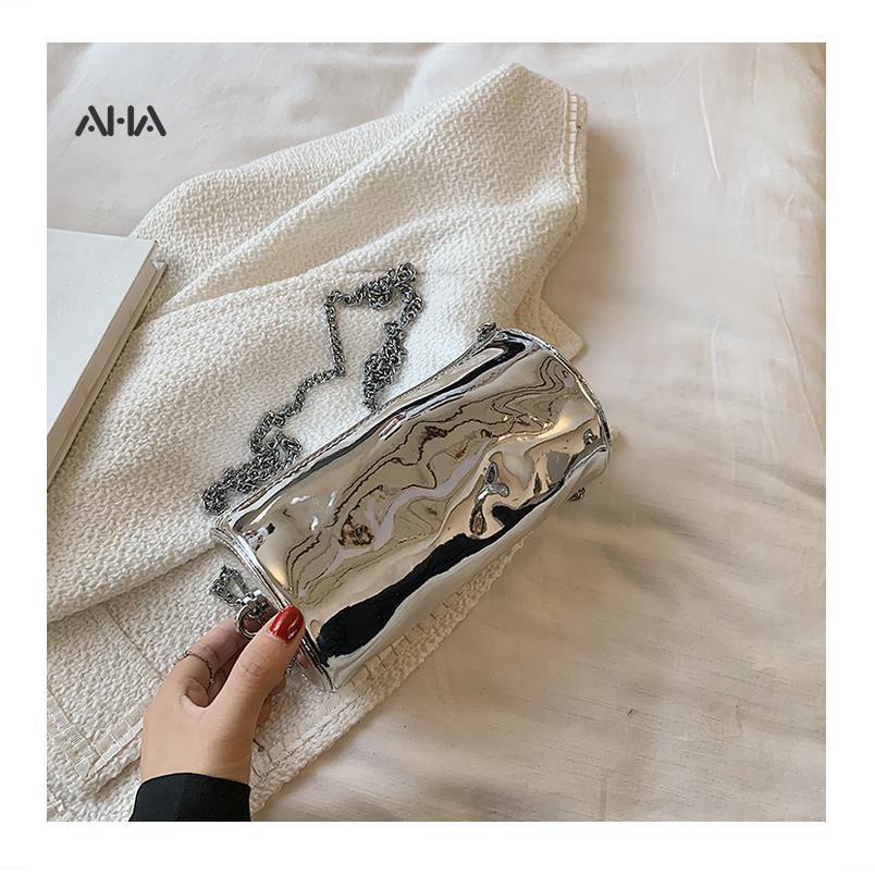 Túi xách AHA official phối dây xích đeo vai phong cách thời trang cao cấp cho nữ