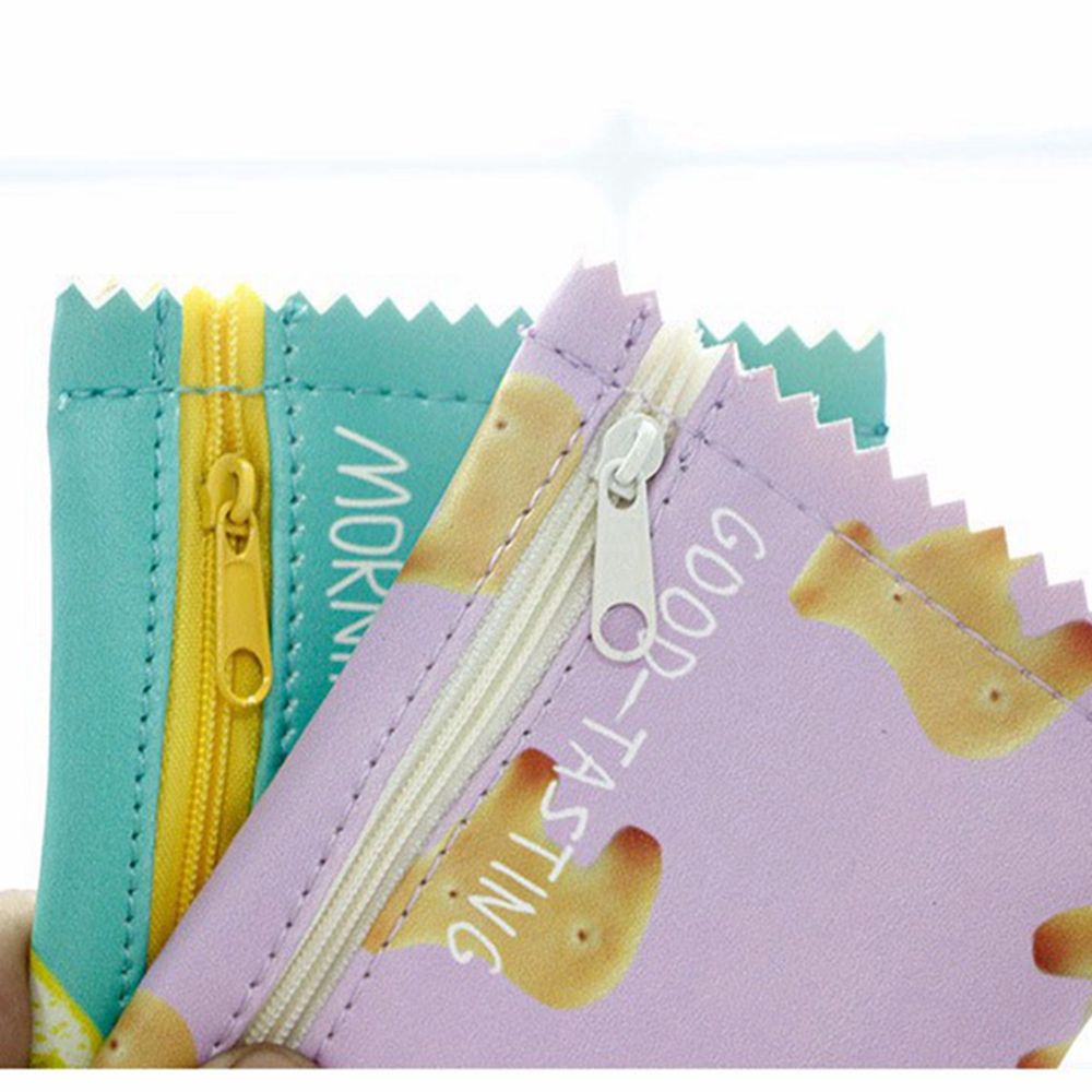 Ví đựng tiền xu bánh snack mini họa tiết hoạt hình thời trang dễ thương