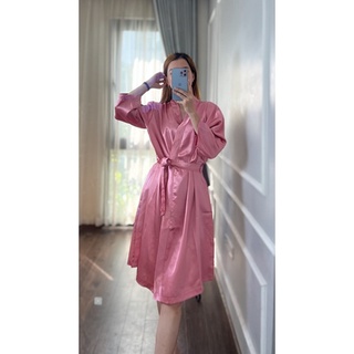 Áo choàng lụa cho spa, makeup cao cấp