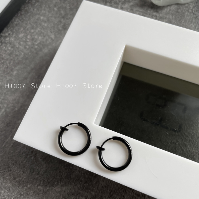 Bông Tai Dạng Kẹp Chất Liệu Thép Titan Phong Cách Thời Trang 19179