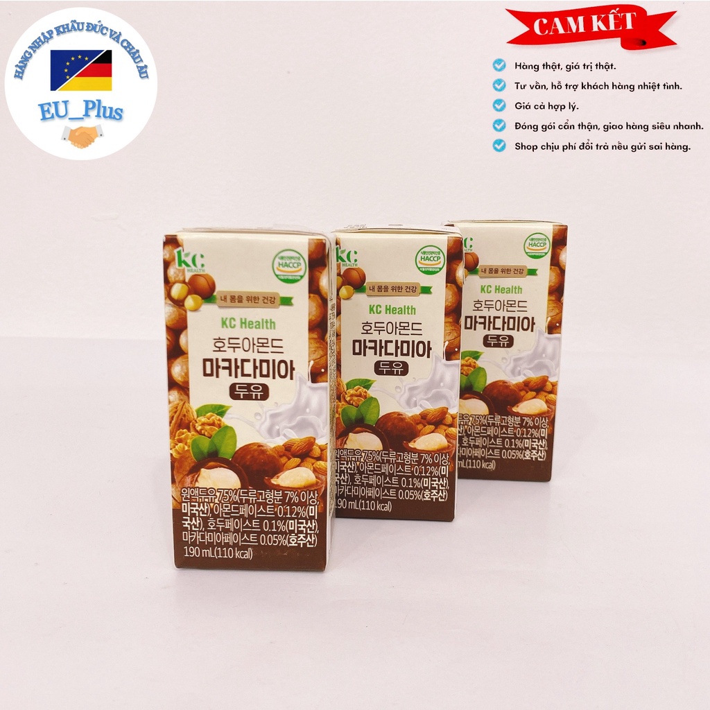 1 thùng Sữa Hạt Macadamia KC Health Hàn Quốc