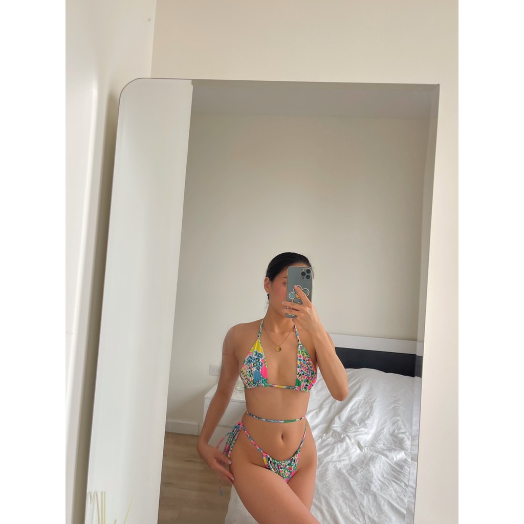 Jeune Bikini họa tiết hè Tropical
