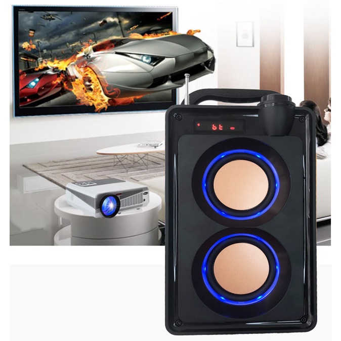 Loa bãi nhật mini, Loa mini công suất cực lớn -Loa Bluetooth Cao Cấp RS A20 Haoyes, Âm Trầm Bass Cực Mạnh