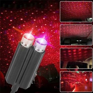 Cặp Đèn Led laser bầu trời Sao Trang Trí Nội Thất Ô Tô, Phòng Khách, Phòng Ngủ Cổng hiệu ứng ánh sáng chân cắm USB