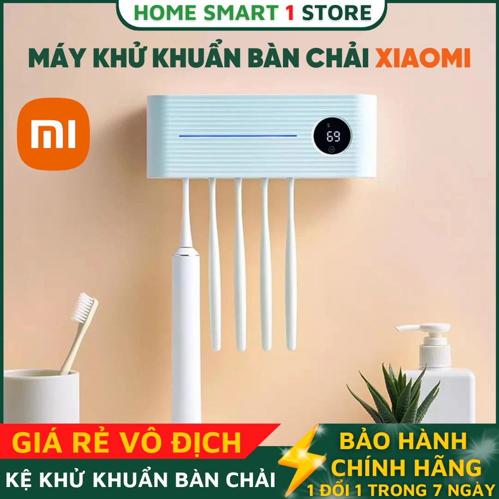 ☼Máy Khử Khuẩn Bàn Chải Đánh Răng Tự Động Xiaomi Trùng Bằng Tia UV Diệt Đến 99% - Kệ Bàn Chải Khử Khuẩn