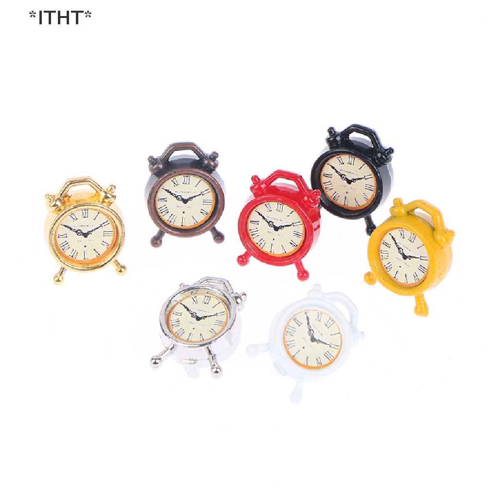 1 Đồng Hồ Báo Thức Tỉ Lệ 1: 12 Trang Trí Nhà Búp Bê